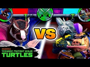 Master Splinter's Biggest Battles w/ HEALTH BARS! 🎮 ft. Bebop, Rocksteady, & More Mutants! | TMNT