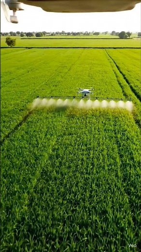 Smart Farming in Action | Modern Crop Spraying Technology 🌱
