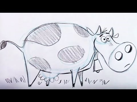 How to Draw A Cow Cartoon for Beginners