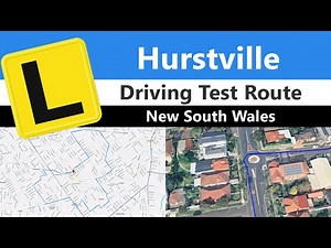 Hurstville Driving Test Route, NSW | Sample Drive & App for Learners
