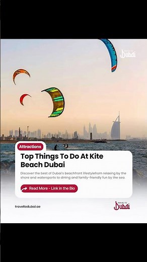 Kite Beach Dubai Guide 🇦🇪 | Best Things to Do, Food, Water Sports & Sunset Views 🌊✨