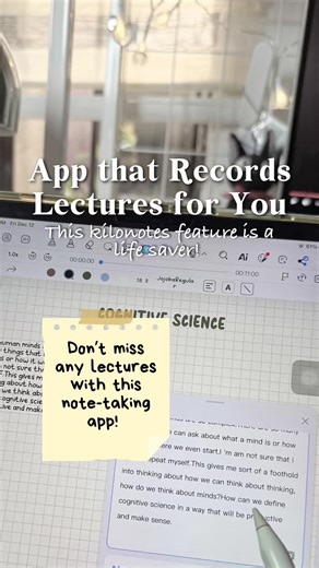 Kilonotes: The Ultimate Lecture Recording App
