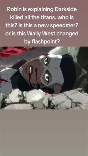 I was actually originally thanking a about using Bae voice because she sounded like Harley Quinn to ask this question lol. I am posting this question because I can't find anything on him I tried to Google it. can Anyone help me? I know Wally West was black at one point. my friend said it could be when Flash changed the past the whole reason why Darkside showed up. #apocalypswar #dccomics #flashpointparadox #hbomax
