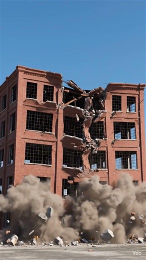 Red Building Demolition with Explosive Mines 💥🏗️ | Epic Blast