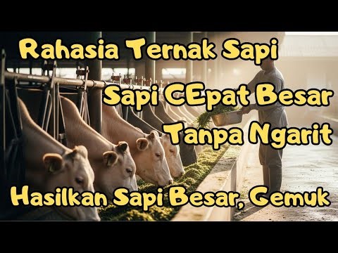 Praktis Pakan !! Bongkar Sukses Ternak Ratusan Ekor Sapi Tanpa Ngarit, Tanpa Ampas Tahu.
