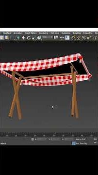 How to Create a Tablecloth in 3ds Max | Cloth Simulation #clothsimulation #skinrender #renderfarm