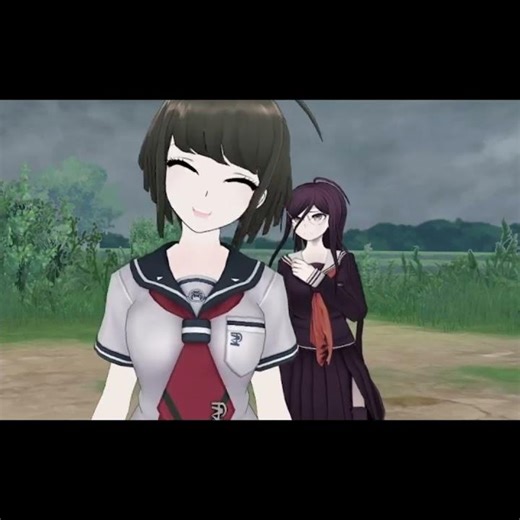 Komaru Naegi and Toko Fukawa Yee MMD Meme Danganronpa