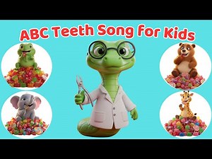 ABC Animal Sounds 🦁🍬 Gummy Candy Cavities & Snake Doctor 🐍🦷 | Fun Kids Teeth Song