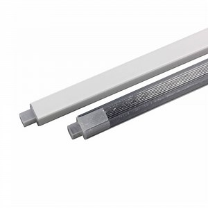 Lenape 24-Inch White Replacement Towel Bar 13/16" Square with Spring Ends