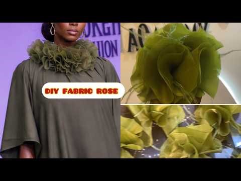 How to Make a Fabric Rose 🌹 | Easy DIY Tutorial for Beginners