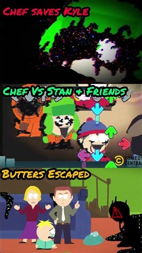 FNF South Park Kyle Stan and Chef Help Pibby 🎤 in All New Phases // #fnf #new #fnfmod #familyguy