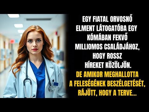 EGY FIATAL ORVOSNŐ ELMENT, HOGY LÁTOGASSON EGY KÓMÁBAN FEKVŐ MILLIOMOS CSALÁDJÁT, HOGY HÍRT ADJON...