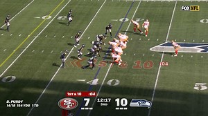 Seahawks INT. 🔥 (🎥: fox) | Seattle Seahawks on CBS Sports