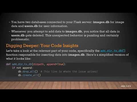 Why does my database gets empty on adding data to another database? Here's the fix!