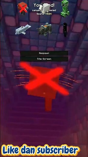 Survival of The Fittest: Mob Terkuat Melawan Labirin Kematian! #minecraft #shorts #viral