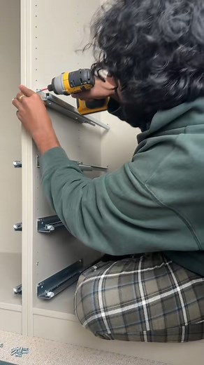 Pinterest board dream achieved! ✨ This custom makeup storage using the IKEA Pax system turned out perfectly. But I'm not done yet! Stay tuned for the final touches, office, and filming space! What's the best part of the Pax system for you? 👇 #homedecor #homeclean #viral #trending #fyp #reels #pinteresthome #makeupstorage #closetorganization #ikeapax | Utility Houseware