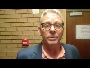 Jules Stobbs speak outside of court