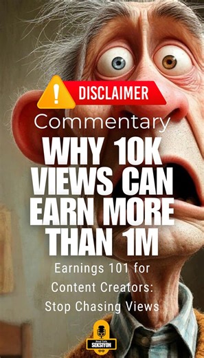 1.1M views · 72K reactions | EARNINGS EXPLAINED – this is the video if you want to understand how you really earn in content creation. Straight talk. No jargons. No techie words. Just simple, clear breakdown so even grade 5 can get it.  #PinoyContentCreators #MonetizationSimplified #ContentGrowth #CreatorTips #DigitalCreators #RealTalkSeksiyon #VlogLifePH | Ralph Aldave | Facebook