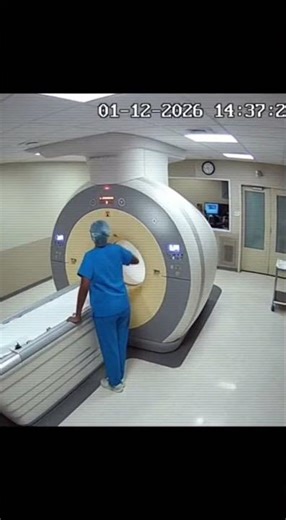 “Hospital CCTV Captures Terrifying MRI Moment”