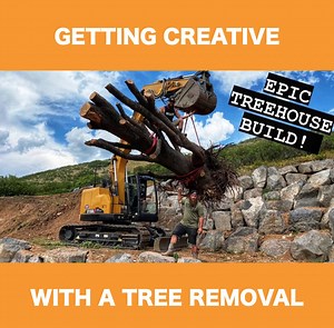 1.9M views · 10K reactions | This Huge Tree Was Headed To The Wood Chipper Until We Had A Better Idea | Heavy D | Facebook