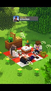 84K views · 671 reactions | Minecraft Picnic Setup 狀 #reels Shaders: BSL Texture Pack: Faithful 64x Music: Confess Your Love Funk #minecraft #minecraftbuilds #minecrafttutorial | Itsciken | Facebook