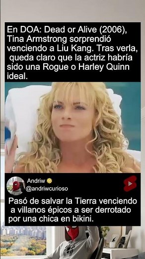En DOA Dead or Alive (2006), Tina Armstrong sorpr...