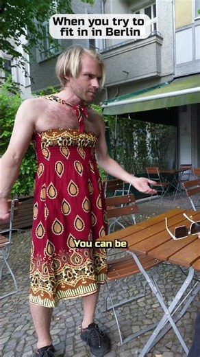 When you try to fit in in Berlin 🧚‍♂️