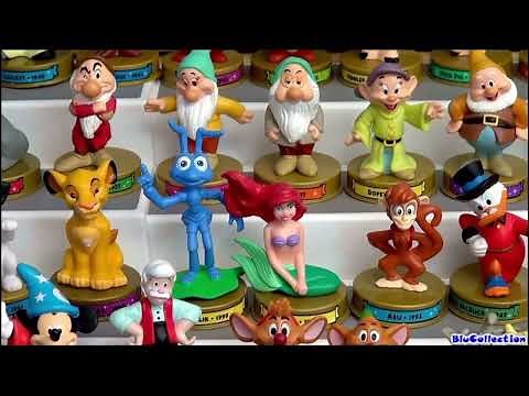 2002 McDonalds & Disney 100 Years Of Magic Happy Meal Toys • 100 Figures To Collect Showcase