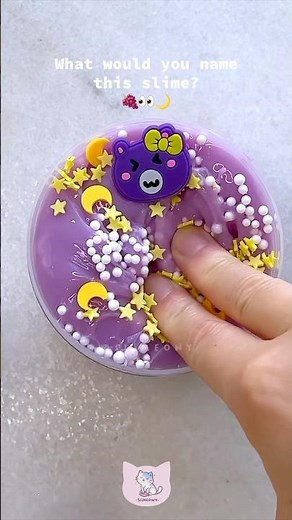 satisfying crunchy floam slime asmr 💜 #slime #asmr