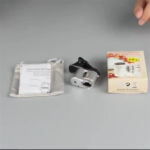 60x LED Light Magnifying Glass Premium Magnifier with High Visibility Zoom Magnifier