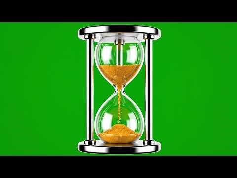 Hourglass Green Screen | Green Screen Countdown Effect