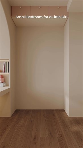 1.5M views · 31K reactions | a Small bedroom layout that will stay with the little girl until adulthood 殺✨ • • • #girlsbedroom #smallbedroom #childrenbedroom | Tiffany Design Studio | Facebook