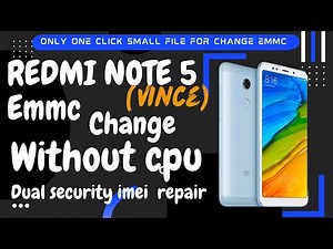 REDMI NOTE 5 EMMC CHANGE WITHOUT CPU | NOTE 5 (VINCE) EMMC CHANGE | REPLACE SKHYNIX TO SAMSUNG EMMC