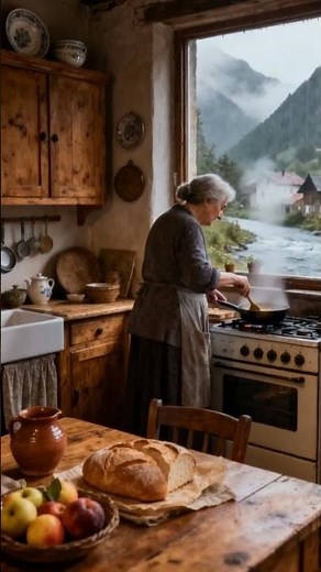 Cozy Rustic Village Home Tour 🌧️ | Rainy Day in the Mountains