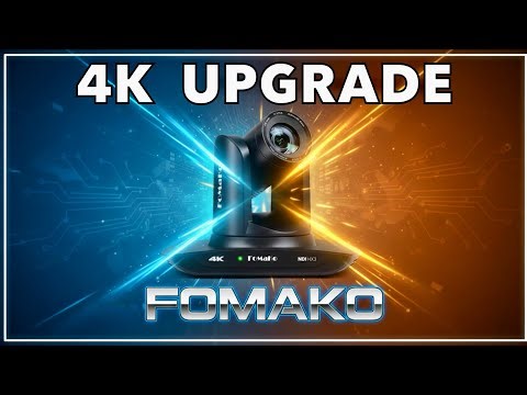 FoMako K20UH 4K PTZ Camera (UPGRADE) Best Budget 4K PTZ