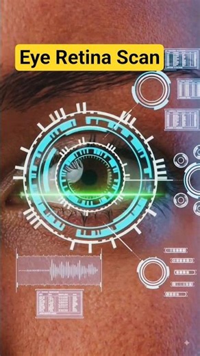 how eye retina Scan works biomathematic #biomatric #eyescare #eyescan