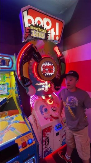 BIG WIN on Bop It Arcade! First time winning on 70 steps #arcade #jackpot