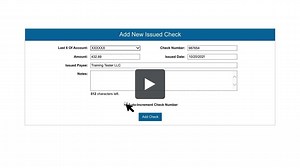 Add New Check Issue File