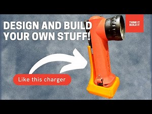 I Designed and Built My Own Battery Charger for A Streamlight Flashlight | Think It Build It