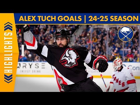 Watch All Of Alex Tuch's 36 Goals From The 2024-25 Buffalo Sabres Season | Goal Highlights