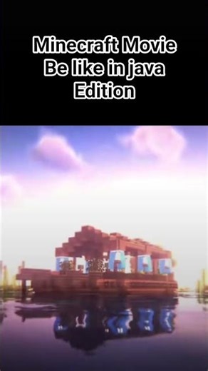 minecraft movie be like in java #moviereview #gaming #minecraft #game