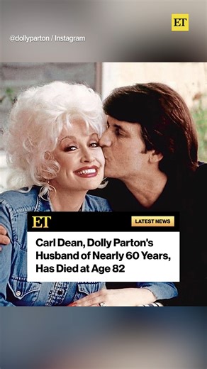 8.9M views · 121K reactions | Dolly Parton’s husband of roughly 60 years, Carl Dean, has died. He was 82. In a statement posted to Dolly’s Instagram, the country singer shared that her husband Carl died on Monday in Nashville, Tennessee. “Carl and I spent many wonderful years together. Words can’t do justice to the love we shared for over 60 years. Thank you for your prayers and sympathy,” Dolly shared. | Entertainment Tonight | Facebook