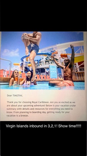 It’s a wrap, 9 day cruise booked for the Virgin Islands!!!! Booooom 💯🦂 #doingwhatidowhileidowhatido… | Tim Johnson