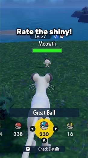 Catching a classic Shiny Meowth! 🐈🪙 色違い