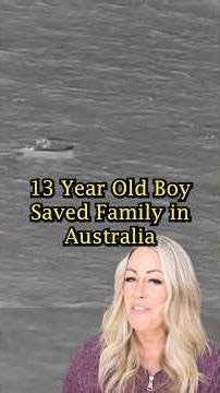 When a family was dragged miles into the Indian Ocean, a 13-year-old, Austin Appelbee, swam for help