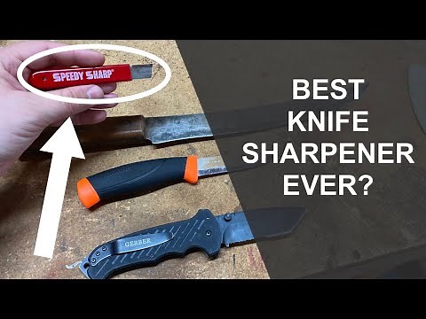 Speedy Sharp Knife Sharpener Review... The Best Knife Sharpener Ever?