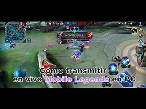 Como hacer LIVE STREAMING Mobile Legends en PC 😇ApowerMirror+OBS 😇 2021