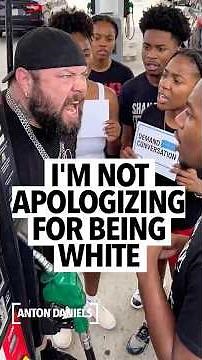 Man says he didn't own slaves, and he's not apologizing for being white to black culture anymore