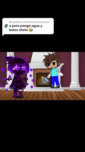 Responder a @panastev AaAaAaAaaaaaaA! #enderman💜 #notomen_awita