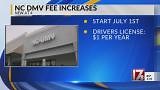 These NCDMV fees are set to increase starting July 1